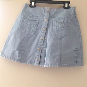 Light Blue Skirt